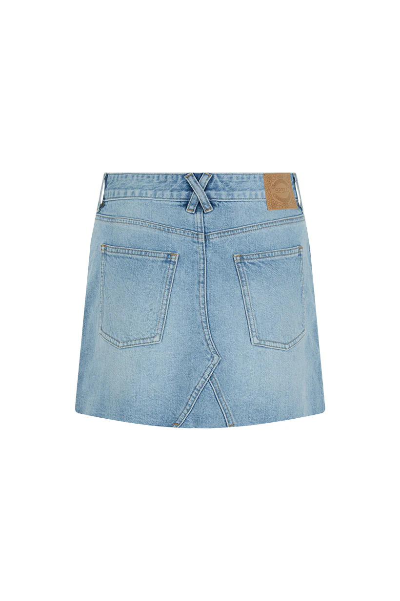1979 Denim Mini Skirt - Image 4