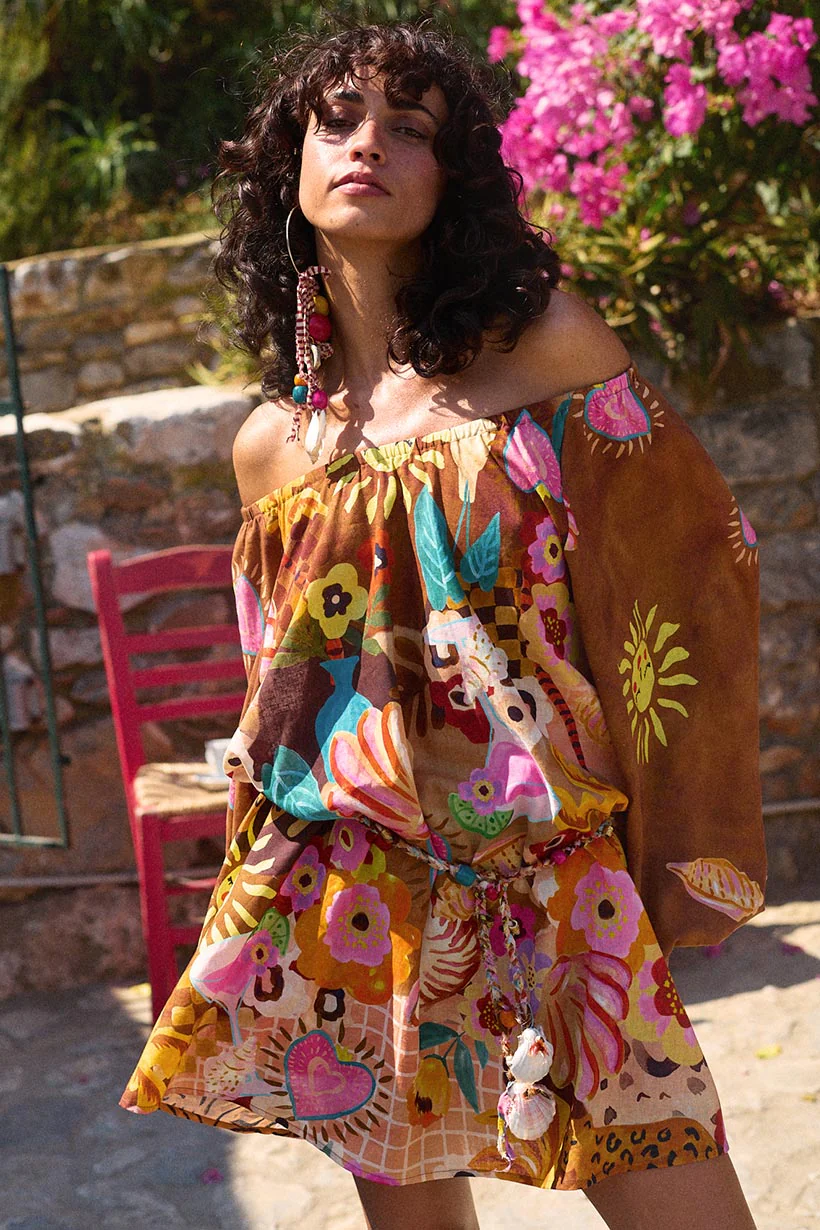 Birth of Venus Tunic Dress - Image 5