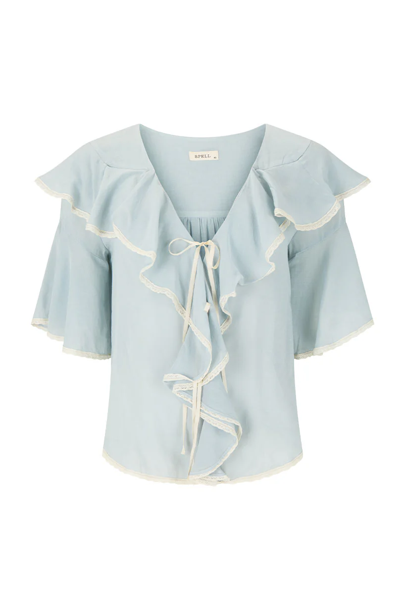 Bluebird Ruffle Blouse - Image 8