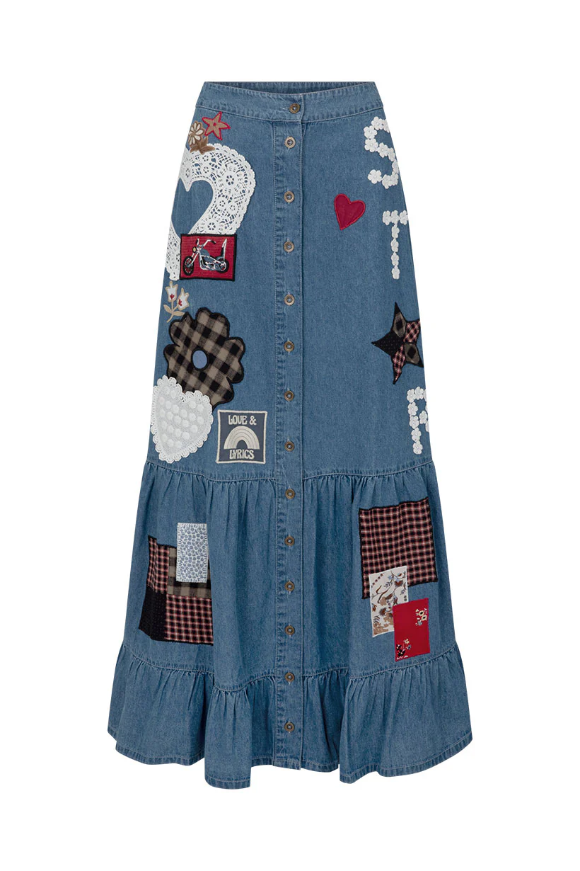 Bombshell Patchwork Skirt - Image 6