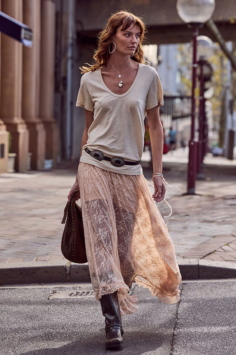 Labyrinth Lace Maxi Skirt - Image 5