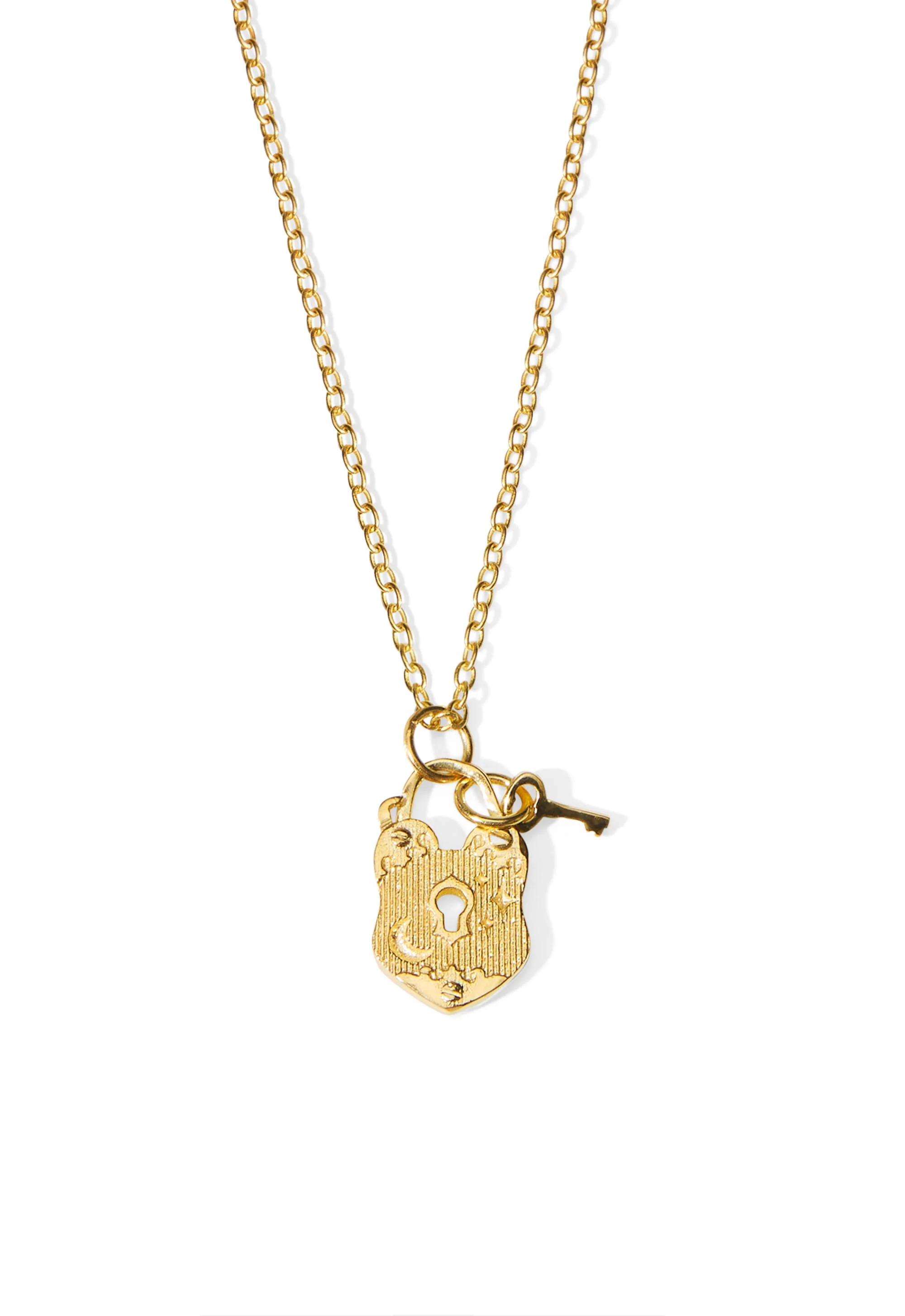 Love Lock Charm Necklace - Image 4