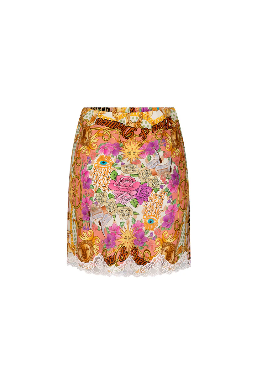 Lovers & Dreamers Lace Mini Skirt - Image 6