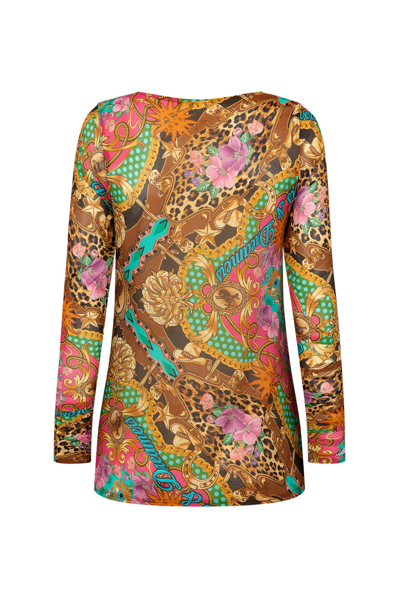 Lovers & Dreamers Mesh Long Sleeve Top - Image 6
