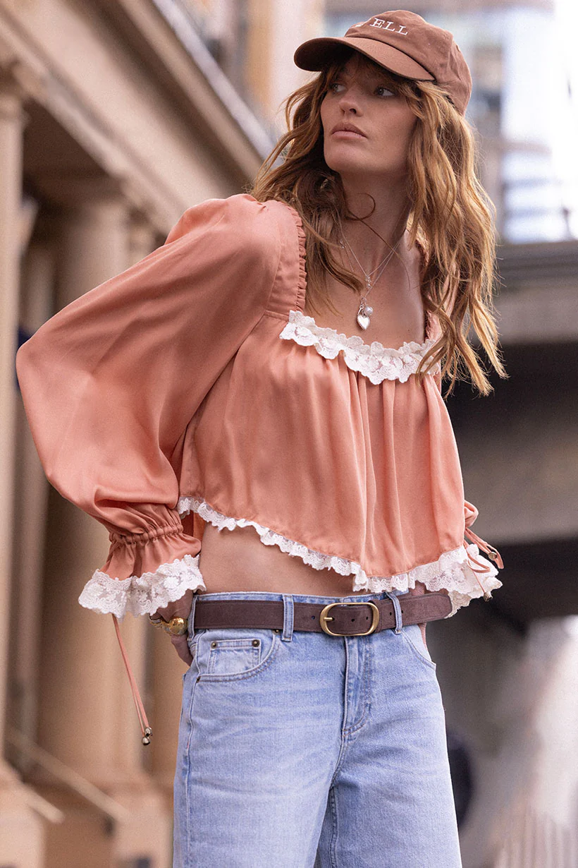 Poison Peach Blouse - Image 10