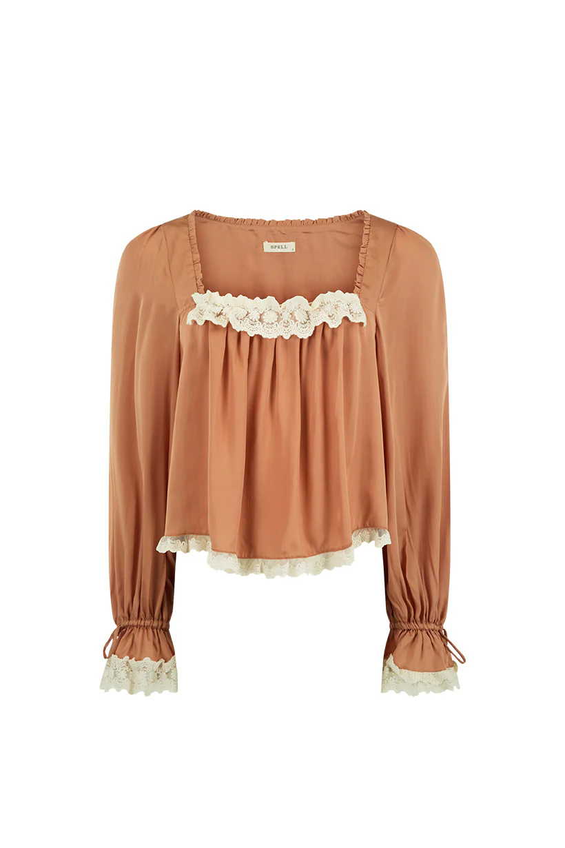 Poison Peach Blouse - Image 14