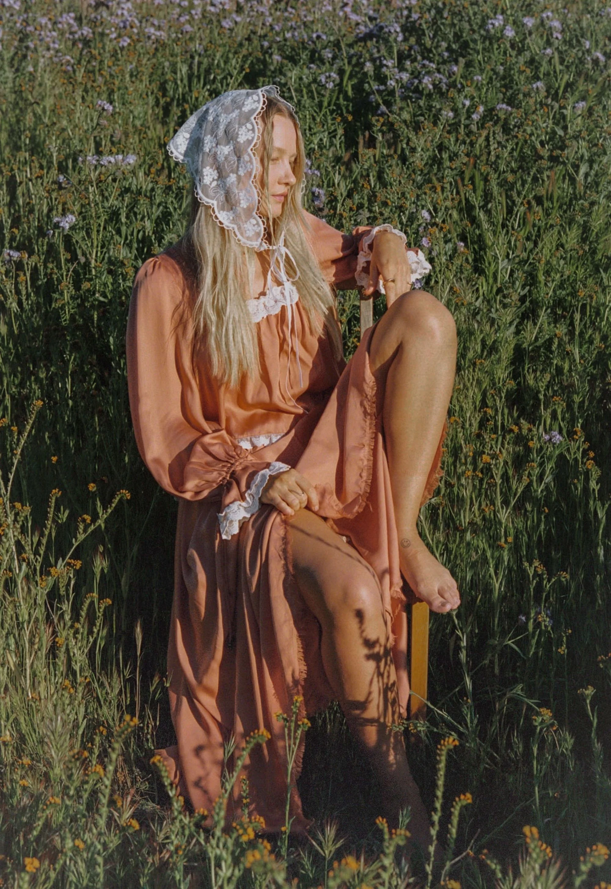 Poison Peach Maxi Skirt - Image 5