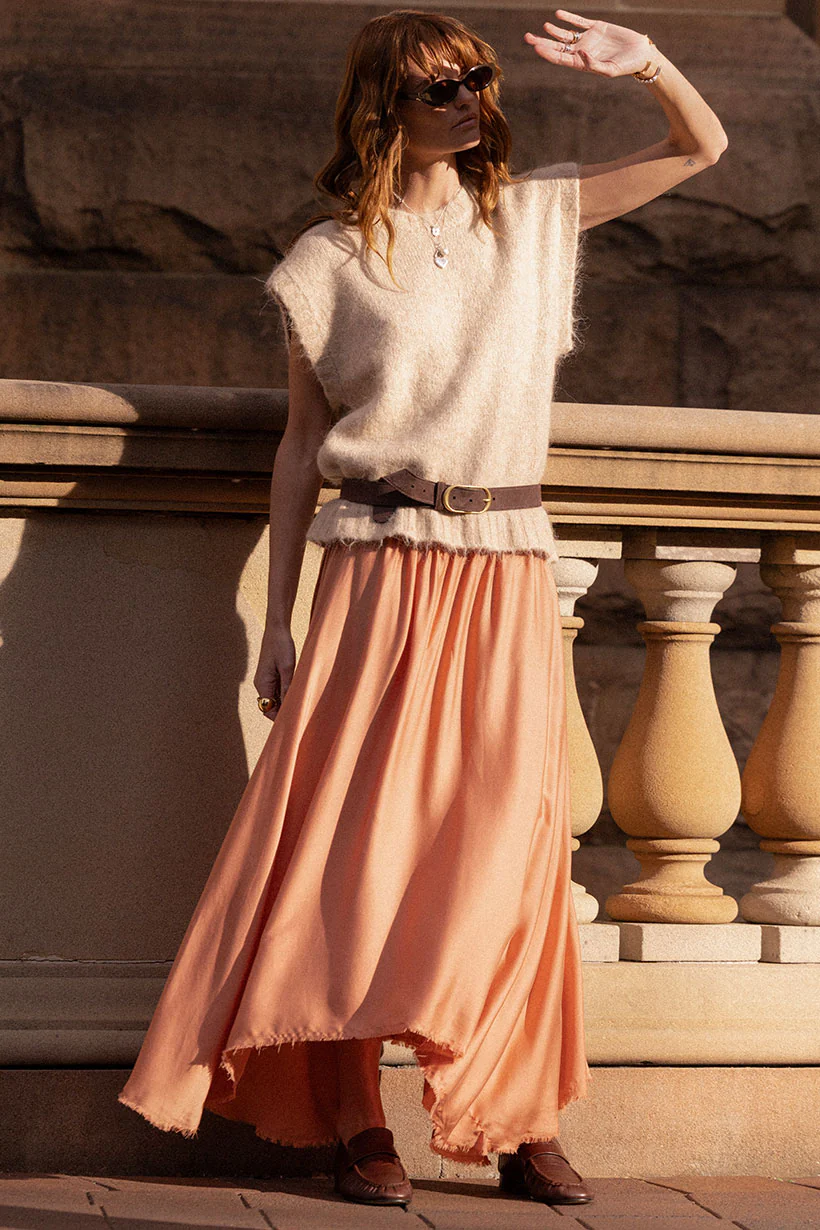 Poison Peach Maxi Skirt - Image 8