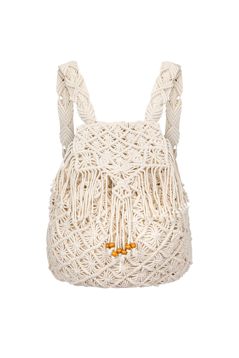 Seaside Macrame Backpack - Image 4