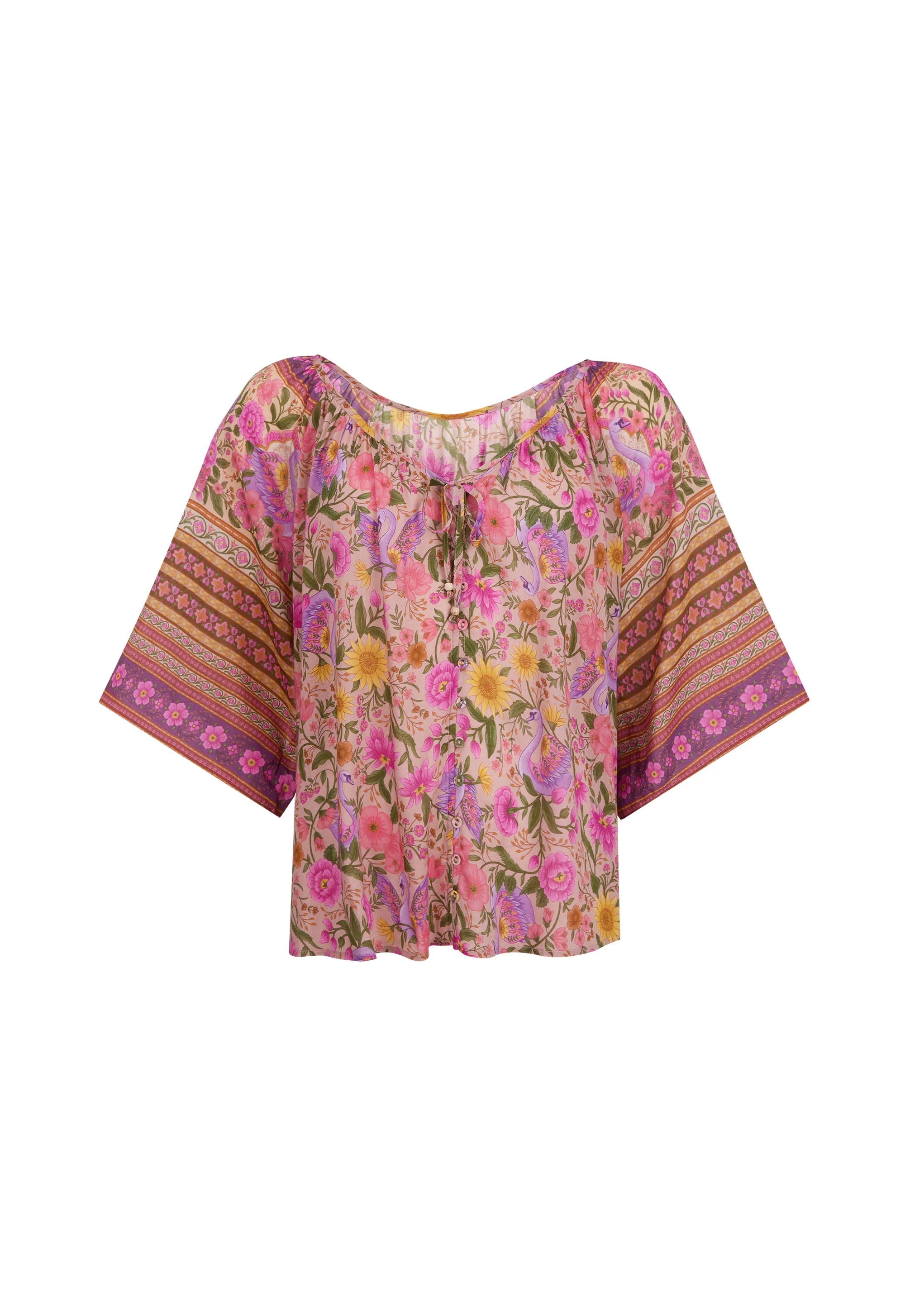 Swan Lake Short Sleeve Blouse - Image 9