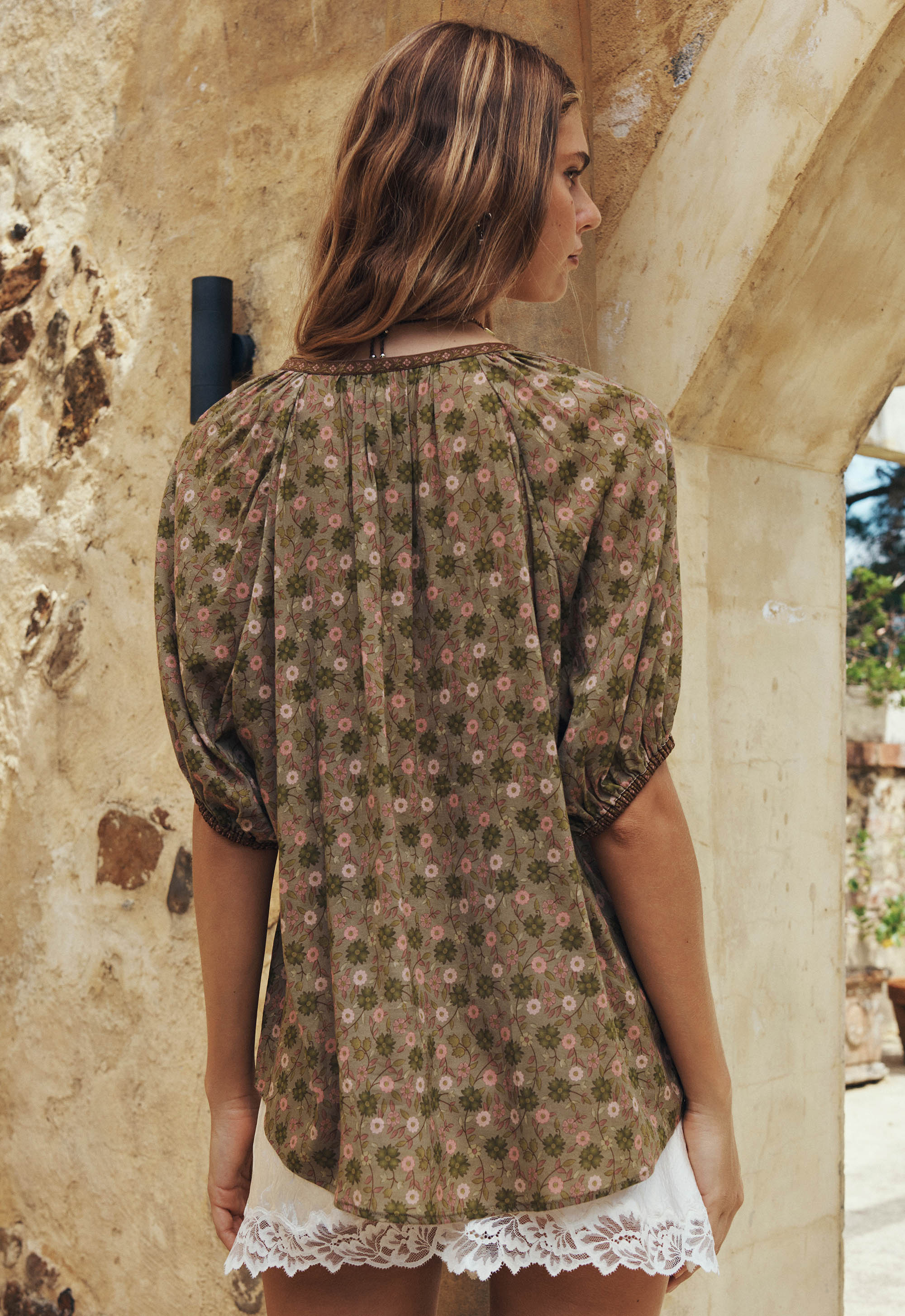 Swan Lake Short Sleeve Blouse - Image 6