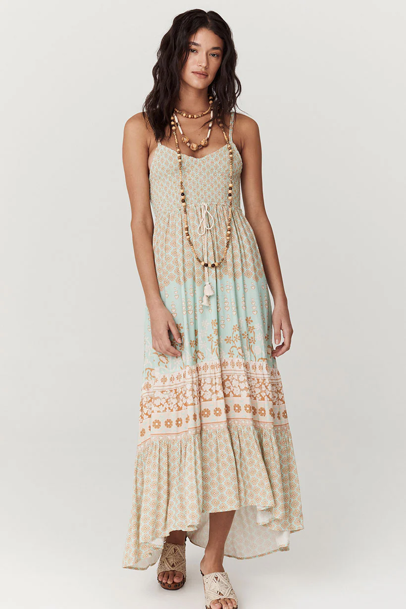 Sweet Nothings Shirred Strappy Dress - Image 2